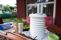 Lamellenschutzhütten